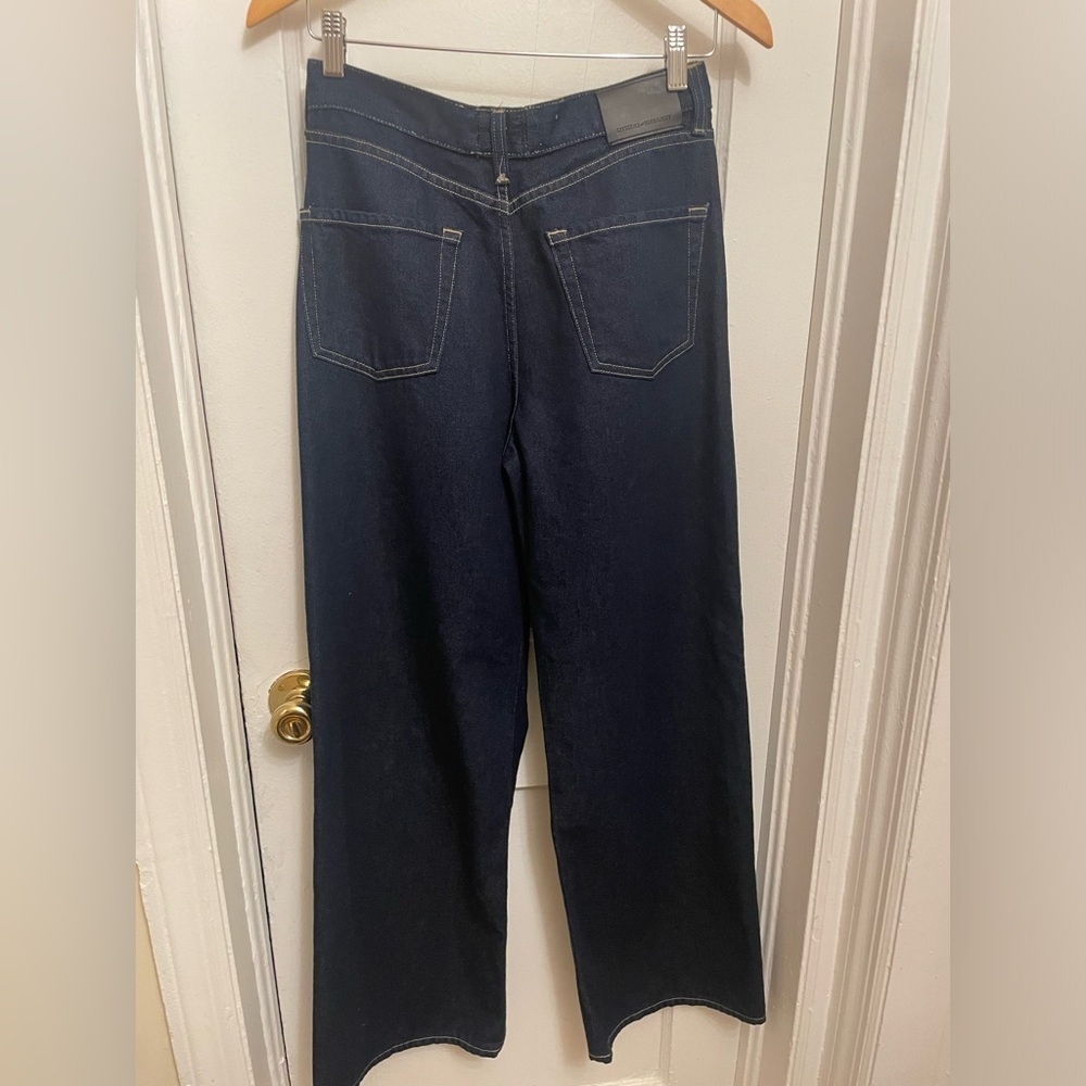 NWOT Citizens of Humanity Maritzy pleated wide-leg jeans, In Dark Wash Size 23 - Picture 5 of 9